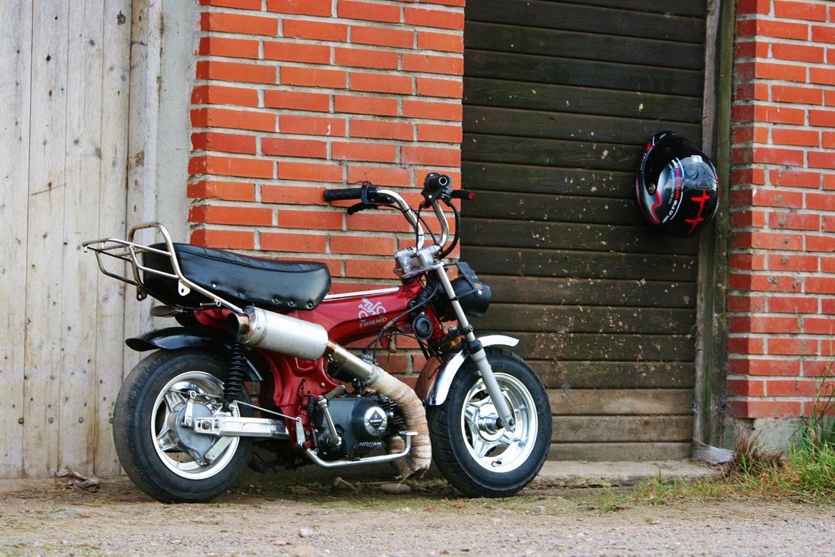 Honda ST 70 Dax Lowrider - 2" rustfrit rør. billede 11