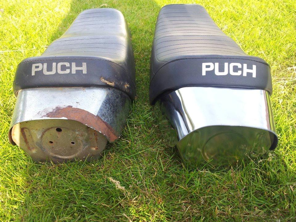 Puch N50 Grand Prix Luxe - Nyt og gammelt sæde  billede 16