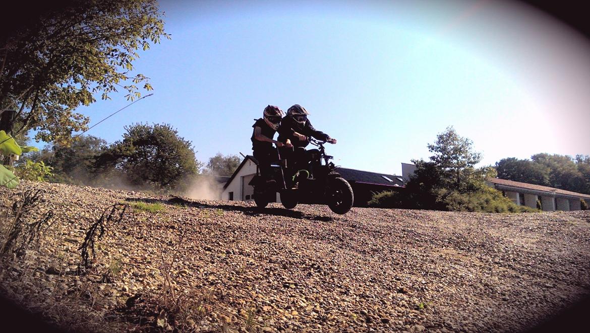 Piaggio typhoon/zip med sidevogn billede 1