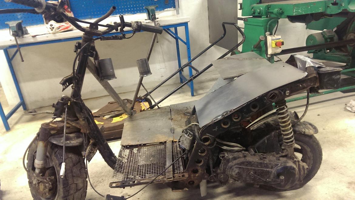 Piaggio typhoon/zip med sidevogn billede 3