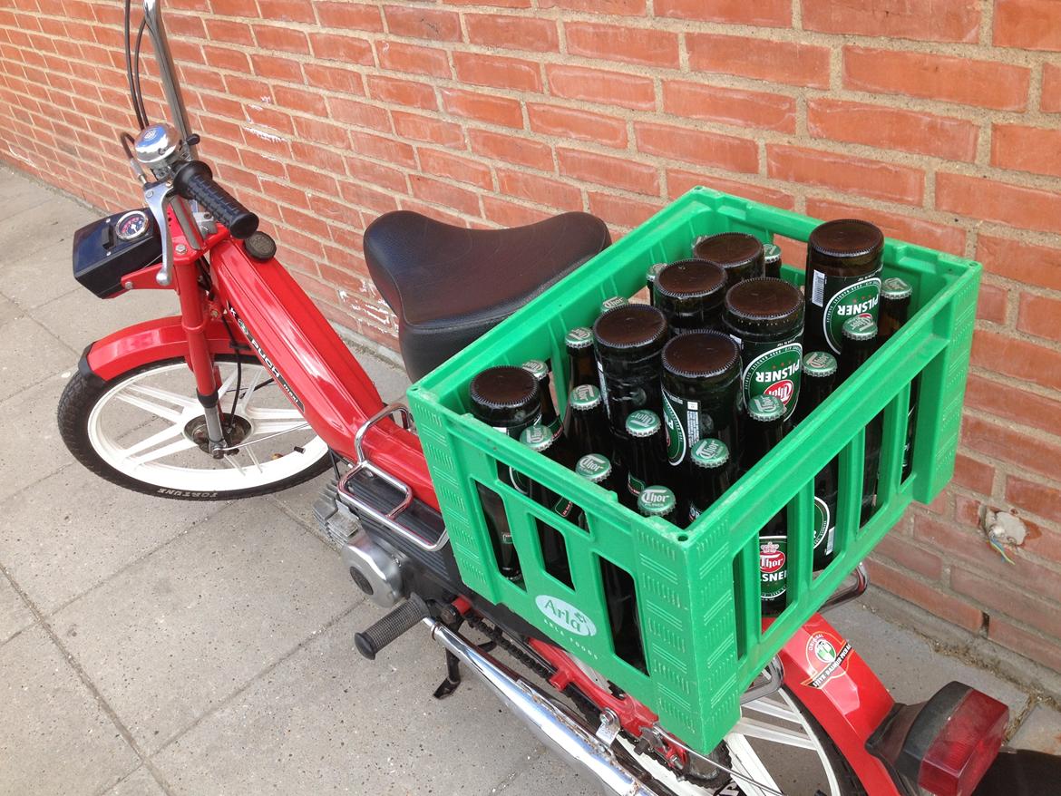 Puch maxi k - Det er jo ikke for sjov at der er en mælkekasse på :) billede 8