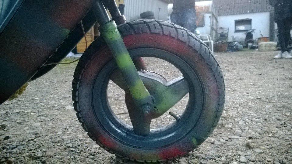 Piaggio Old Zip Custom Ratlook 4-takter 50ccm Ac Nd billede 8