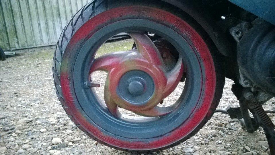 Piaggio Old Zip Custom Ratlook 4-takter 50ccm Ac Nd billede 9