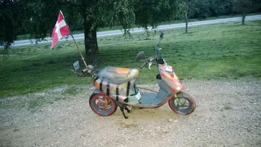 Piaggio Old Zip Custom Ratlook 4-takter 50ccm Ac Nd billede 2