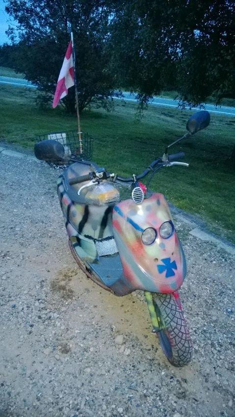 Piaggio Old Zip Custom Ratlook 4-takter 50ccm Ac Nd billede 5