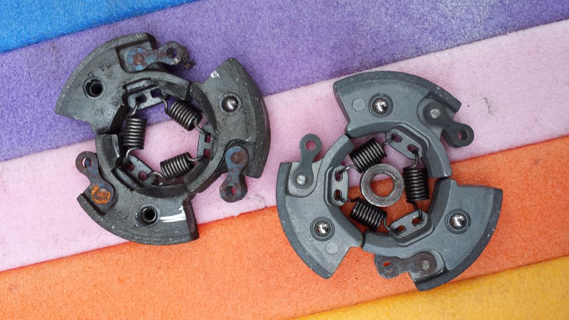 Vespa Bravo - gamle vs nye koblingsbakker billede 9