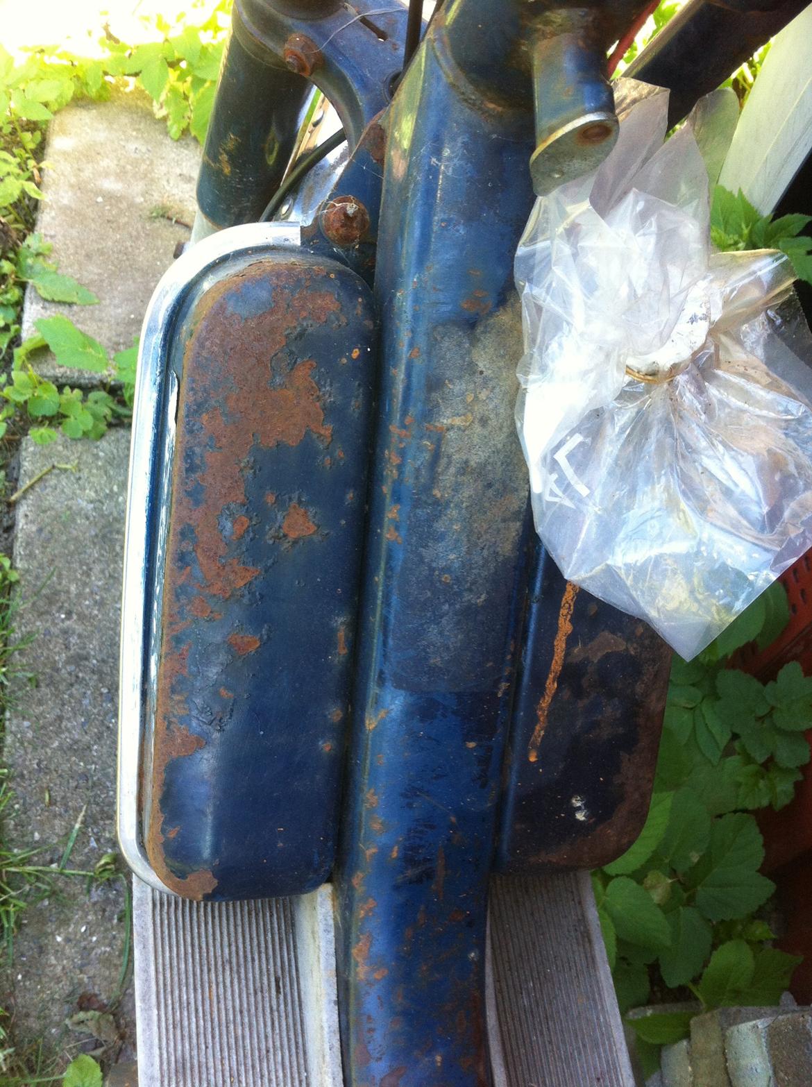 Vespa Bravo - Før maling billede 7