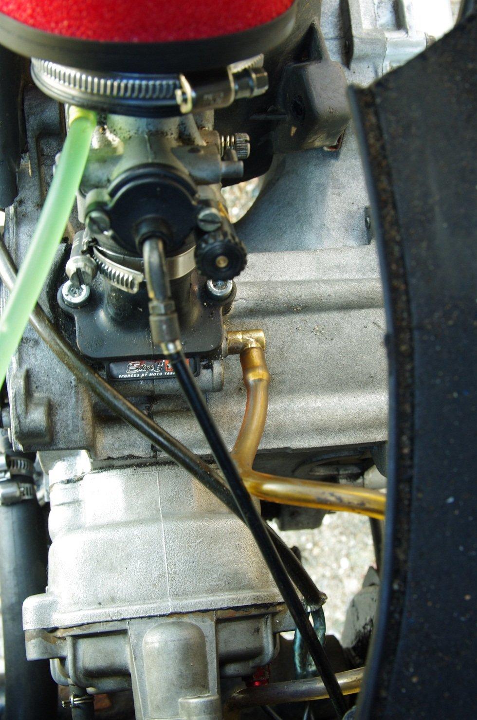 Gilera Runner - Studs til benzinsystem monteret. billede 15