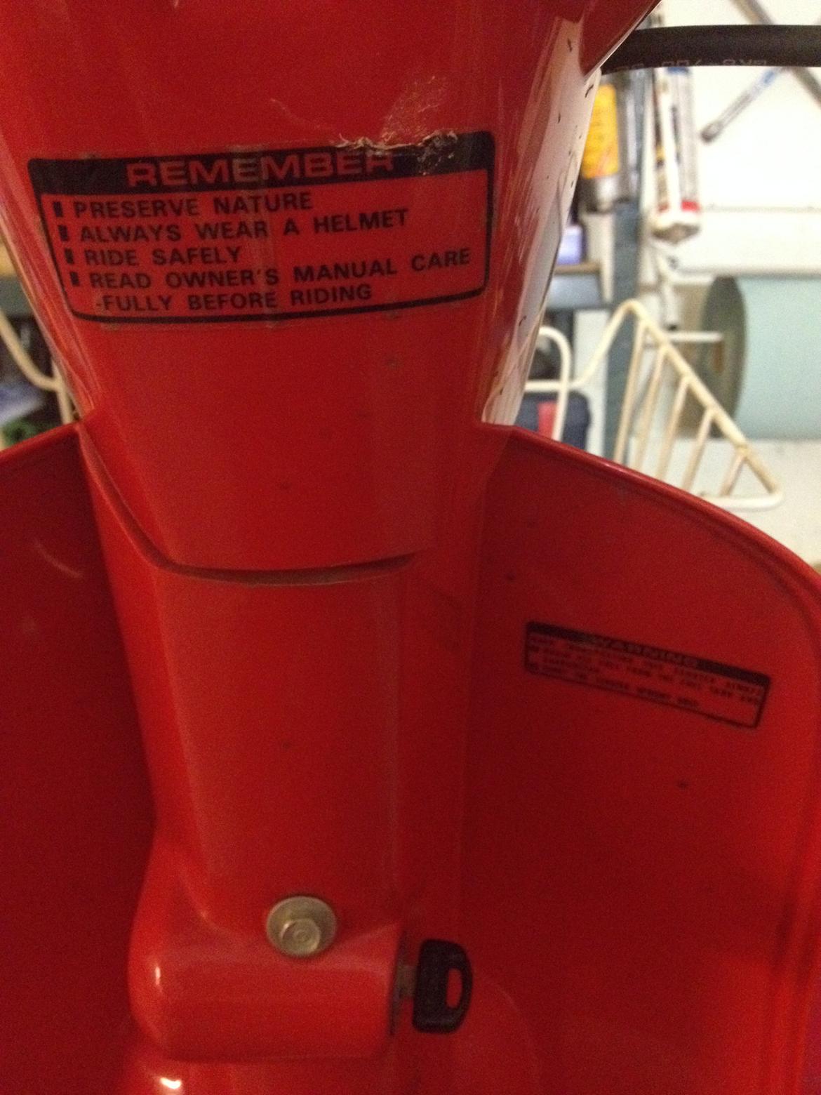 Honda NT50 Melody Mini - Originale klistermærker billede 13