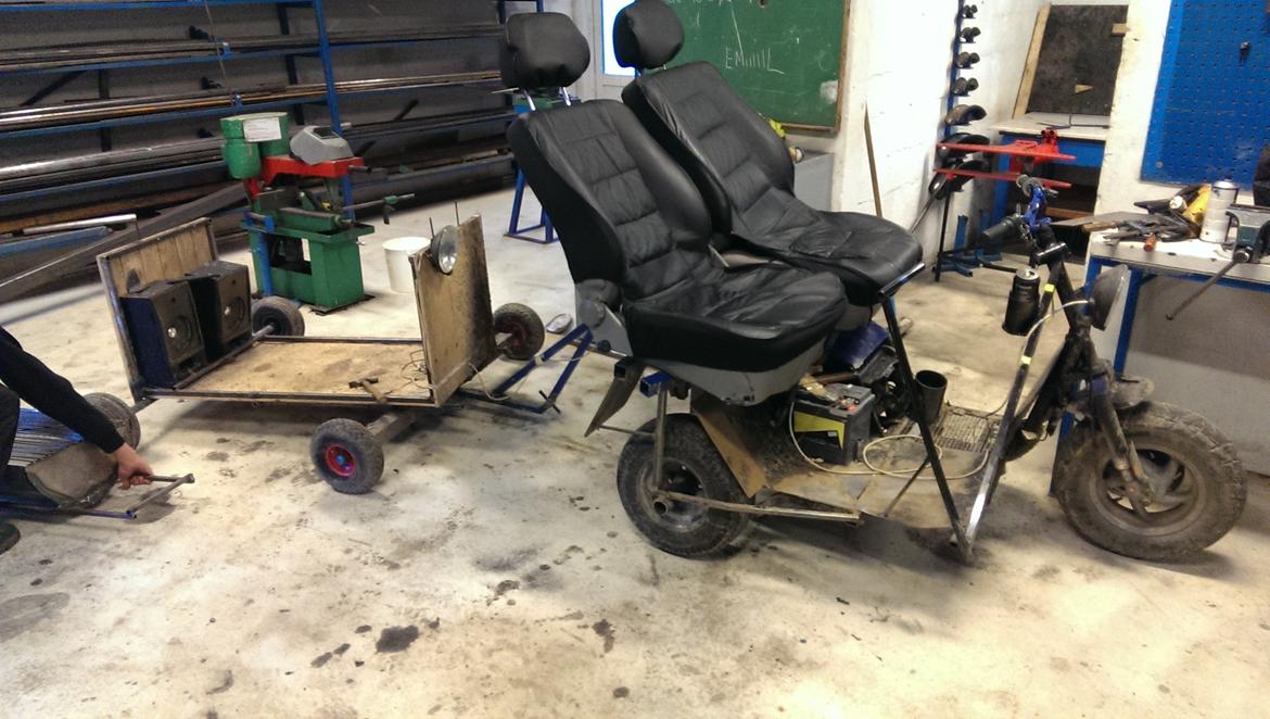 Piaggio typhoon/zip med sidevogn billede 6