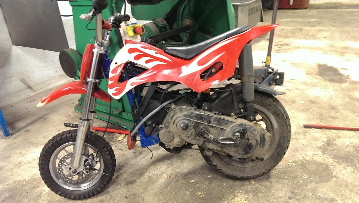 Piaggio pocket bike crosser med zip/hiper motor billede 1