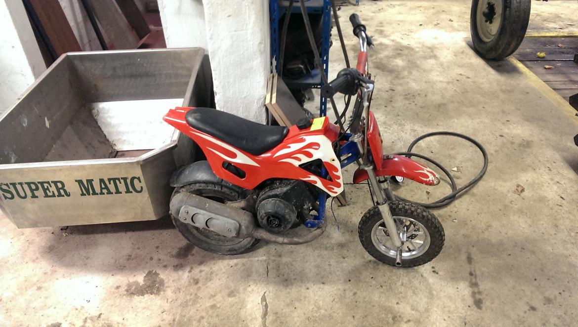 Piaggio pocket bike crosser med zip/hiper motor billede 4