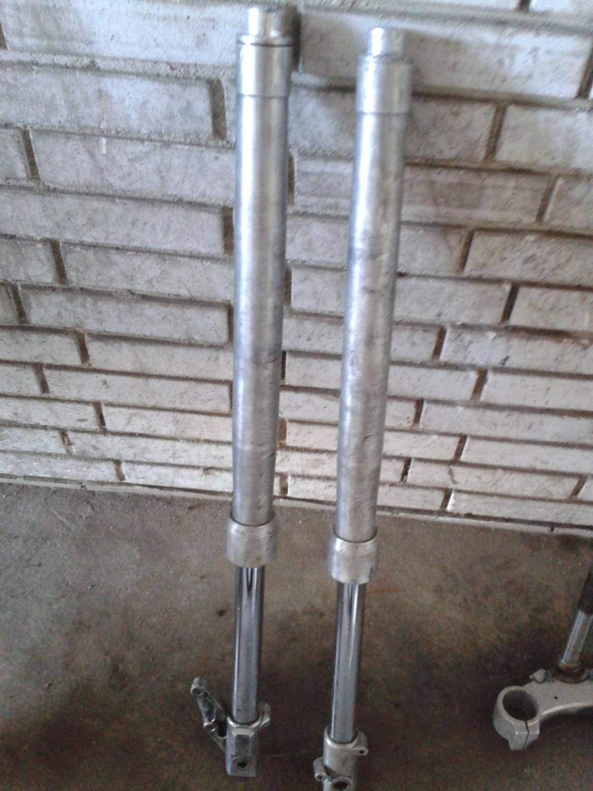 Suzuki SMX / Ghost rider - De skæve forgaffelben efter de styrtede (gives væk) billede 11