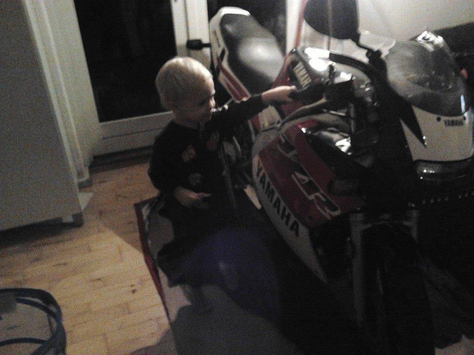 Yamaha TZR 50 LC DD AM6 Solgt - Ind i varmen med dyret når nu vejret bliver koldere, og junior syntes den er fed :) billede 13