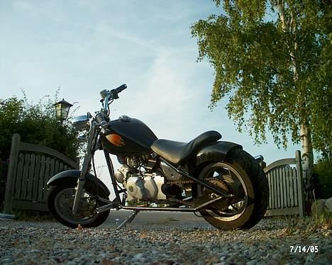 MiniBike chopper (SOLGT) billede 4