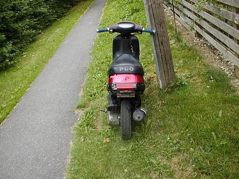 PGO Comet - Sparket i Havnen  - Røven er nemmerlig IKKE go.. mangler skjolde. tonede baglygter + skåret metalholderen til bagskærmen af.. billede 3