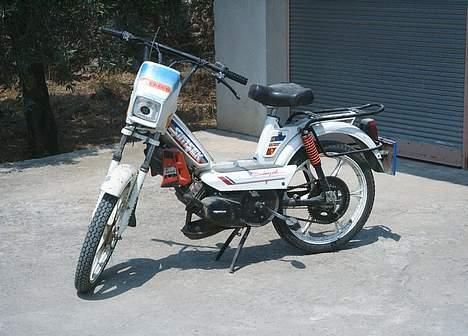 Peugeot Simsek 103 Lc - Det røde er køleren :) billede 1