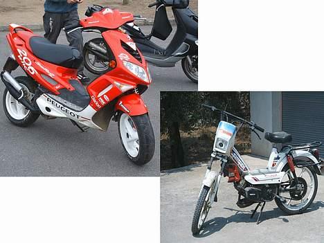 Peugeot Simsek 103 Lc - Sammen med min Speedfight 2! billede 4