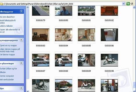 Peugeot Simsek 103 Lc - Bevis. Her ser i nogen billeder min far har taget i Tyrkiet i blandt knallerten! billede 6