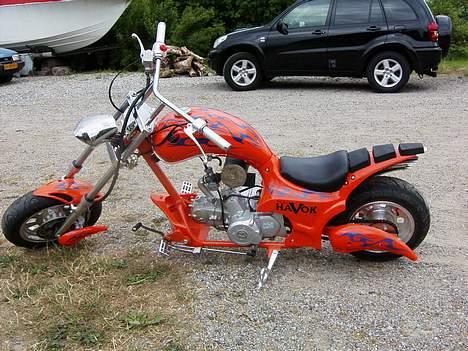 MiniBike chopper (solgt)  - set fra siden billede 3