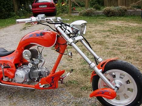 MiniBike chopper (solgt)  - se lige den forgaffel rigtig fed billede 7