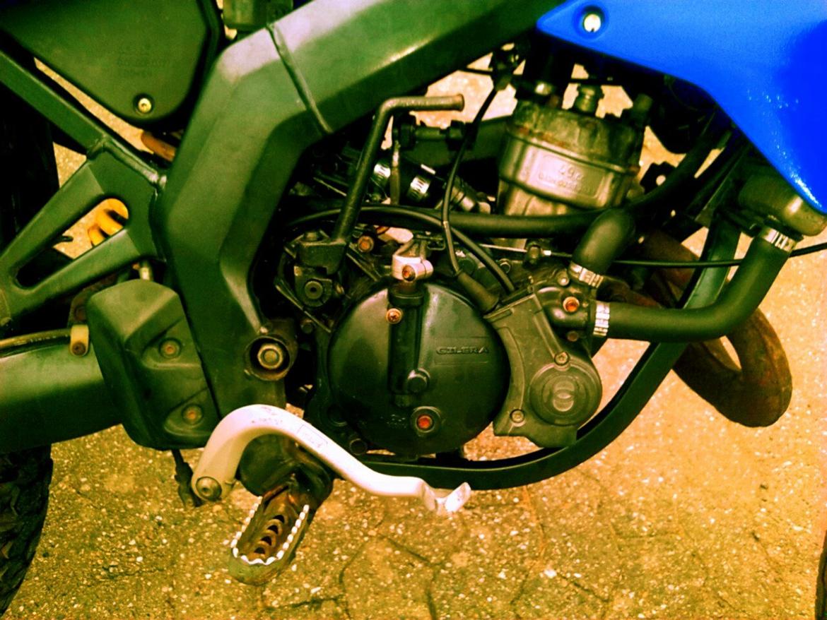 Gilera RcR Solgt - Motoren efter den blev gjordt rent uden på billede 9