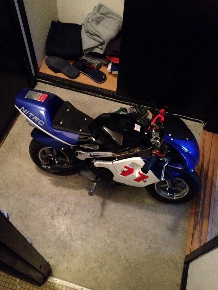 MiniBike pocketbike 49cc billede 1