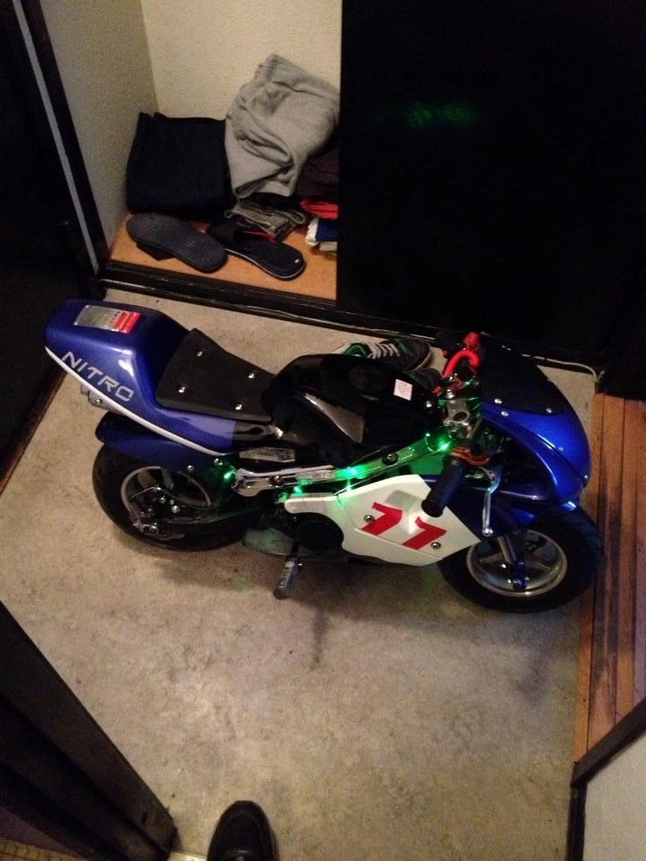 MiniBike pocketbike 49cc billede 2