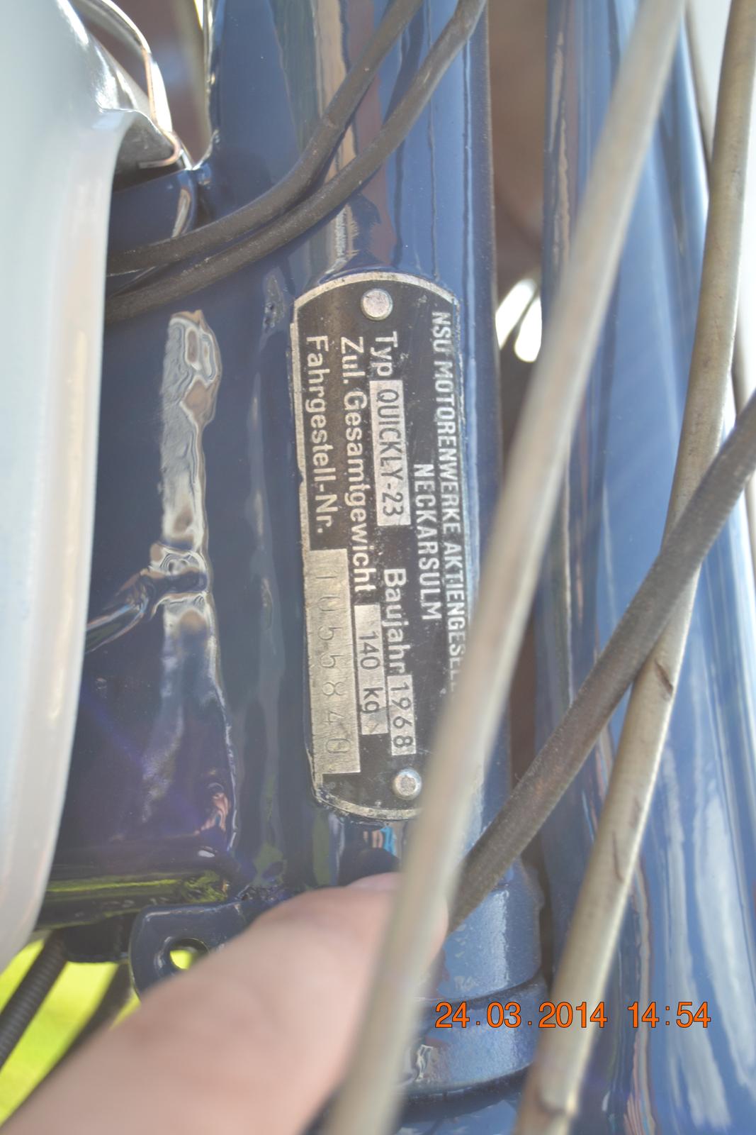 Veteraner Nsu Quickly k23 billede 16