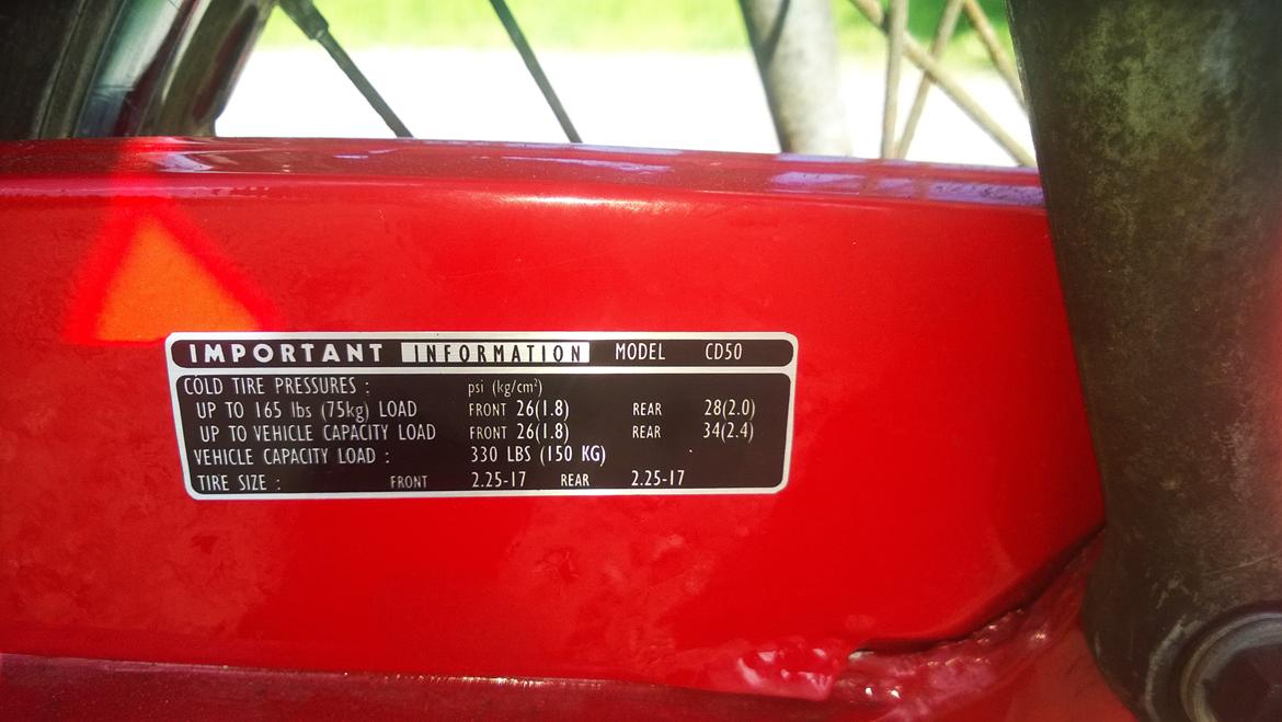 Honda CD50 billede 17