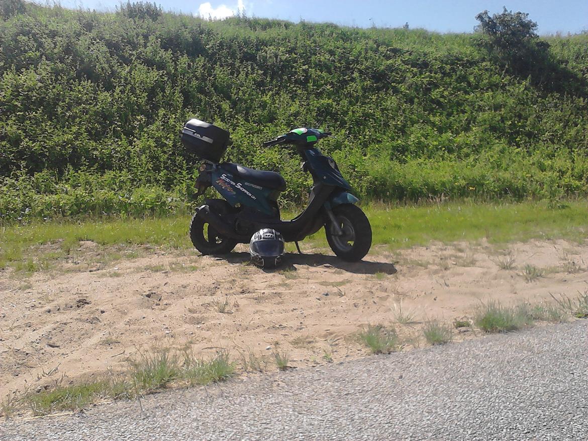 PGO Hot 50 (Den grøøøn) - Skærbæk gokart bane uuuhhh det ka den li :D billede 25