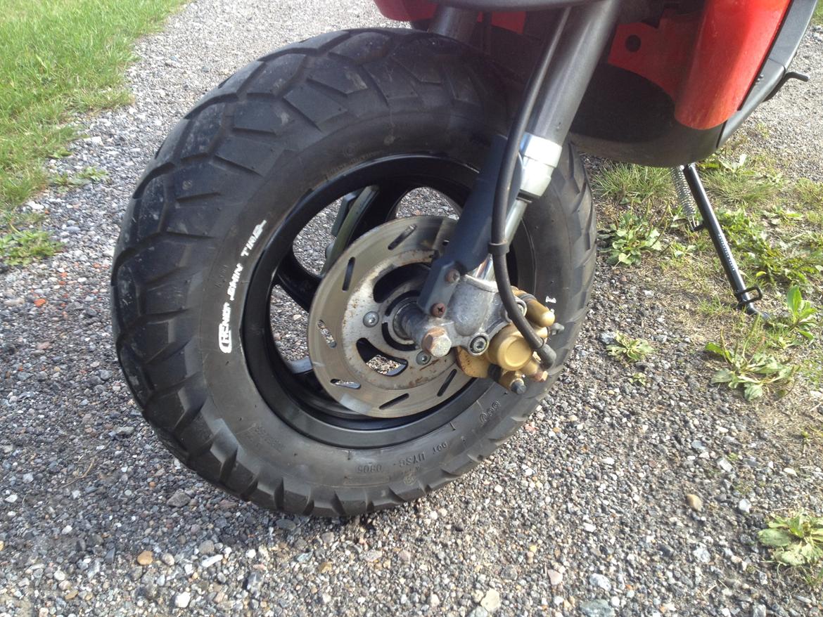 Gilera Stalker - Spritnymalede fælge for og bag i lækker matsort! billede 5