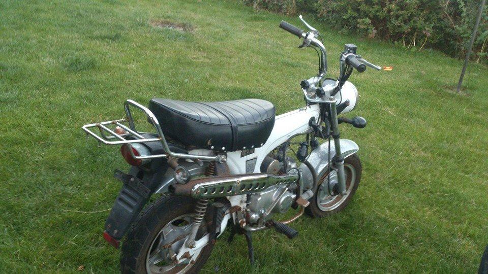 Skyteam Dax Med Crosser-Motor - Da jeg fik daxen i mine hænder :-P Fandt den på en genbrugsplads :-(  billede 1