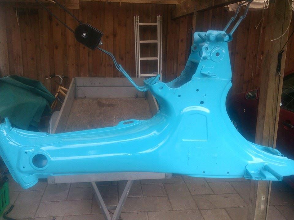 Skyteam Dax Med Crosser-Motor - så skulle den lige males billede 2