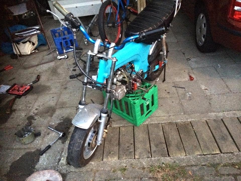 Skyteam Dax Med Crosser-Motor - da den næsten var færdig med ombygningen billede 9