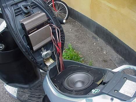 PGO Dr.Big (Solgt) - 8" bas i plade, pioneer forstærker, og New Genes mp3 spiller billede 11