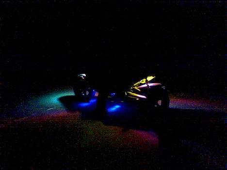 Derbi senda 45 SOLGT - min nye scooter! (oliver city) med lys vi lige har sat på! billede 9