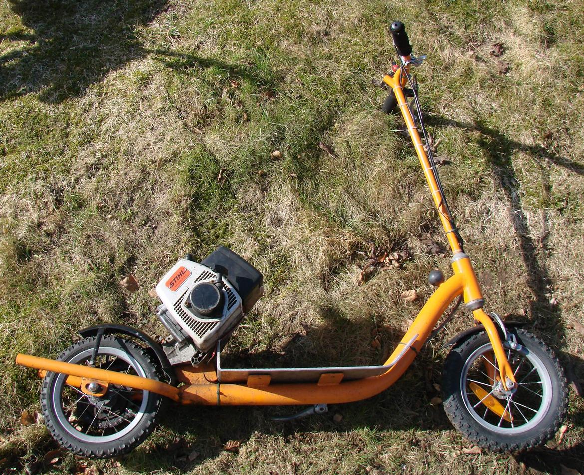 MiniBike Stihl // løbehjul billede 2