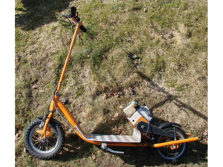 MiniBike Stihl // løbehjul billede 1