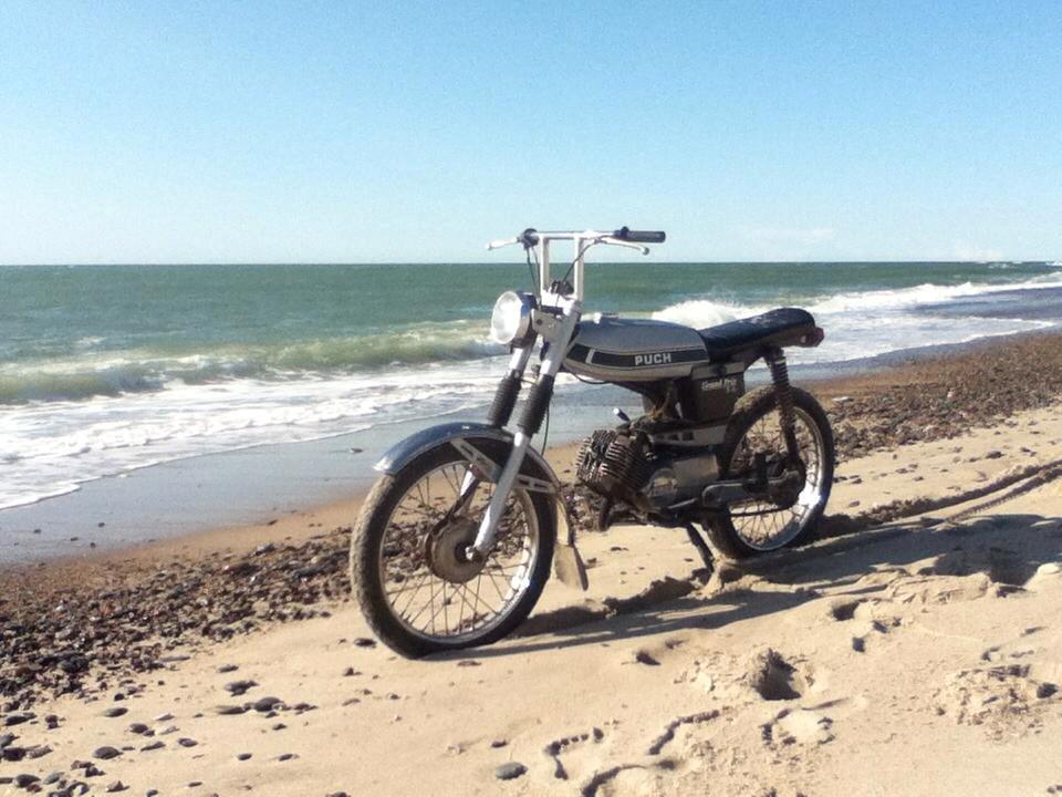 Puch N50 Grand Prix Luxe - TT styr på stranden billede 3