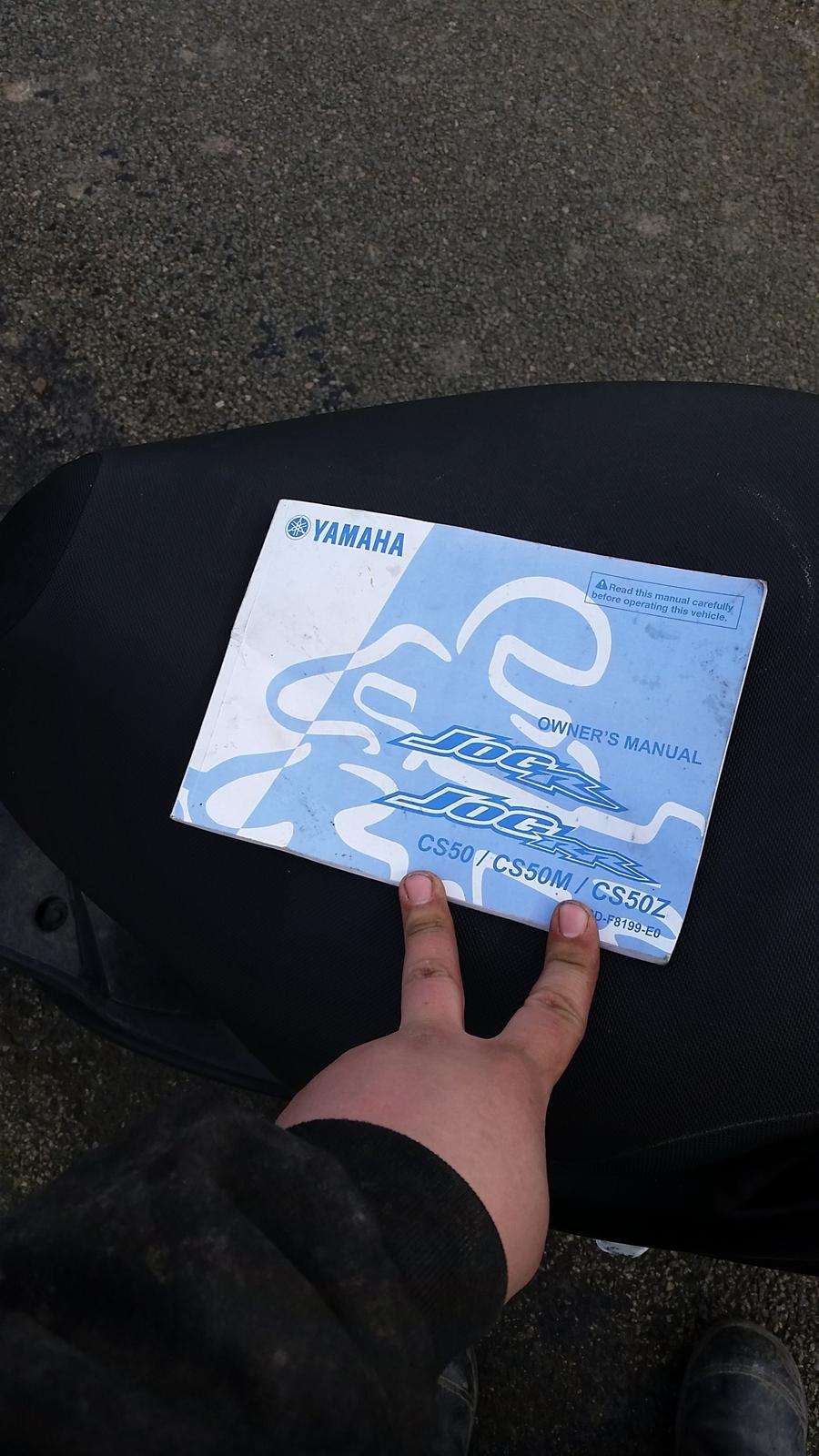 Yamaha jogr (solgt)  - wow første gang med service bog billede 14