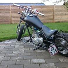 Sinski mini chopper ( blå med flammer) 