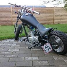 Sinski mini chopper ( blå med flammer) 