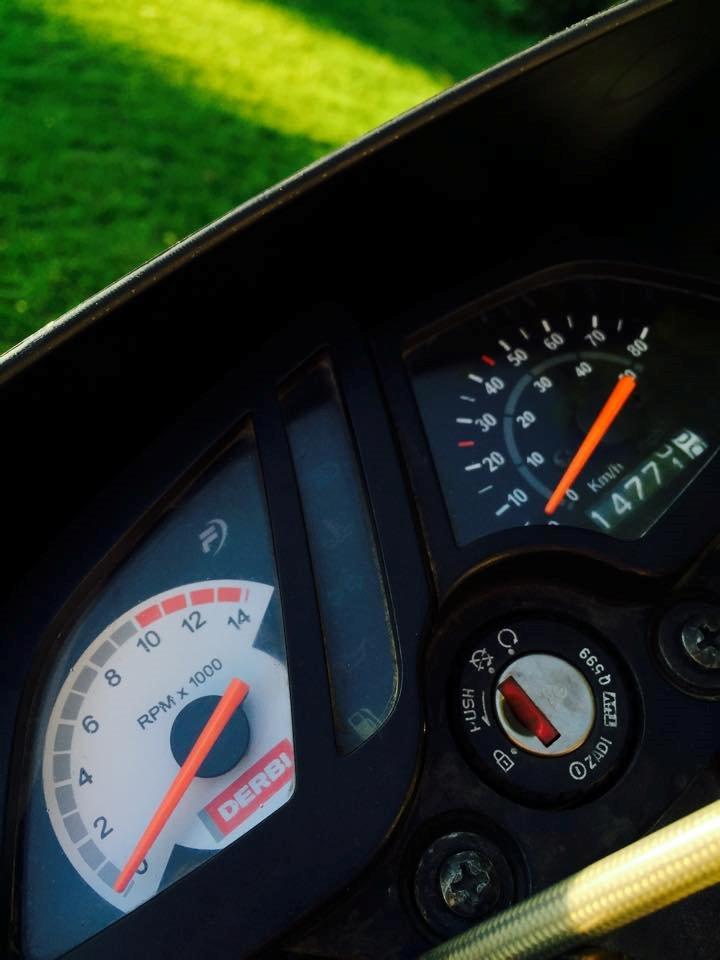 Derbi Senda SM Xtreme SOLGT billede 7