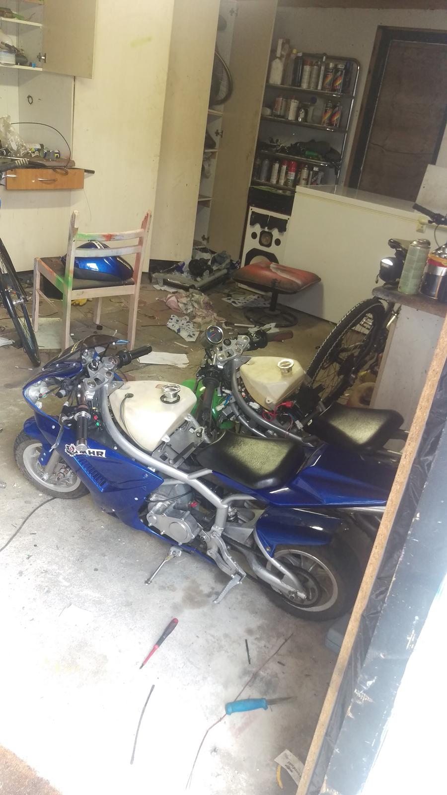 MiniBike x7 49cc billede 3