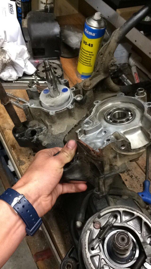 Yamaha Jog R (AC) - Lige et billede af krumtaps skift billede 12