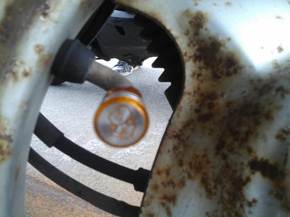 Yamaha Jog Carbon/Gold - Peace ;)  billede 6