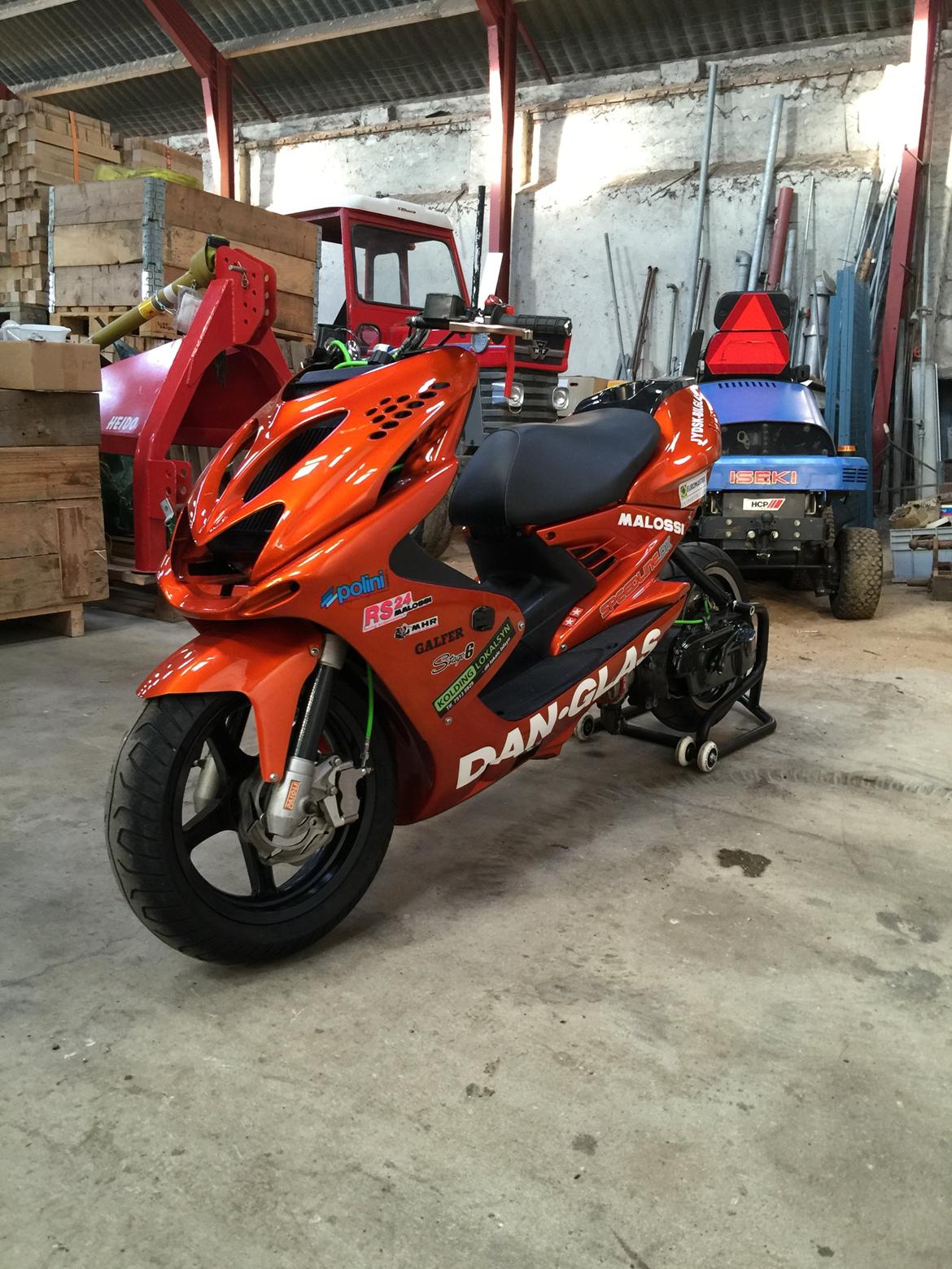 Yamaha aerox 86ccm efter ombygning til sprint  billede 4