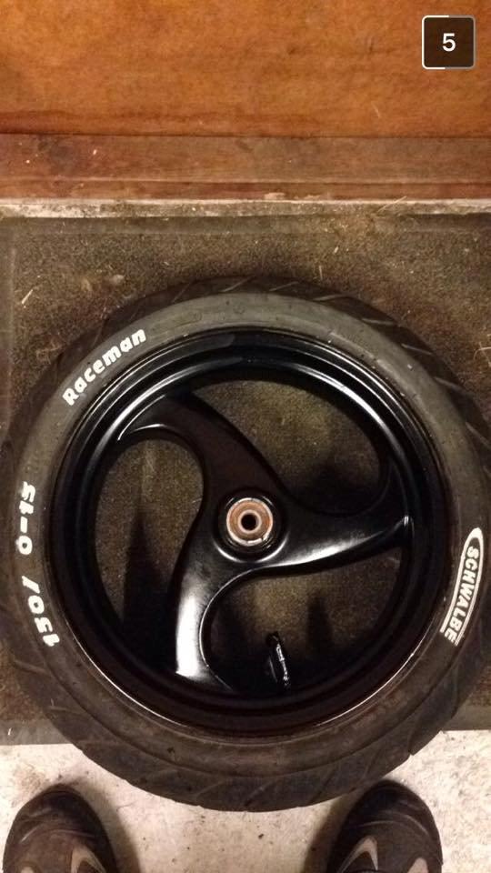 Gilera Stalker 2011 - Ny malet forfælg, den er kommet på! billede 6