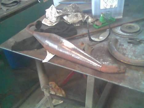 Yamaha Jog space projekt *Solgt* - og mit rør som jeg skal have poleret blank og dæmperen bliver hvid. skal os have lavet et forrør til det. billede 10